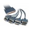 Cisco 8 Lead Octal Cable and 8 Male RS232/V.24 DTE Connectors