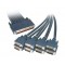 Cisco 8 Lead Octal Cable and 8 Male X21 DTE Connectors