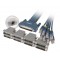 Cisco CAB-OCTAL-ASYNC Cable and 8 RJ45 to DB9 Female Adapters